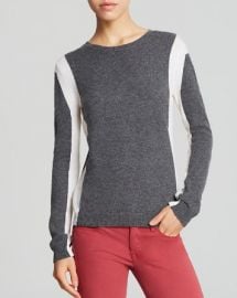 AQUA Cashmere - Vertical Colorblock at Bloomingdales