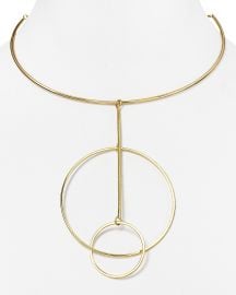 AQUA Cecelia Collar Necklace in Gold at Bloomingdales