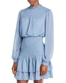 AQUA Clip Dot Smocked Waist Dress - 100 Exclusive    Bloomingdales at Bloomingdales