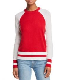 AQUA Color-Block Raglan Cashmere Sweater - 100  Exclusive  Women - Bloomingdale s at Bloomingdales