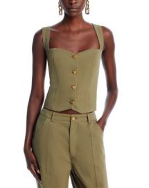AQUA Corset Style Tank Top - Exclusive Bloomingdales at Bloomingdales