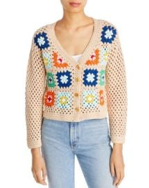 AQUA Crocheted Cardigan - 100 Exclusive   Bloomingdales at Bloomingdales