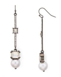 AQUA Crystal  amp  Simulated Pearl Drop Earrings - 100  Exclusive Jewelry  amp  Accessories - Bloomingdale s at Bloomingdales