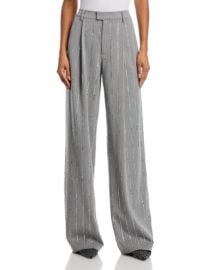 AQUA Crystal Pinstripe Pants - Exclusive Bloomingdale39s at Bloomingdales