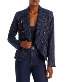 AQUA Cutaway Tweed Jacket - 100 Exclusive Bloomingdales at Bloomingdales