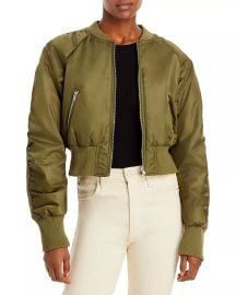 AQUA Deena Nylon Bomber Jacket - 100 Exclusive Bloomingdales at Bloomingdales