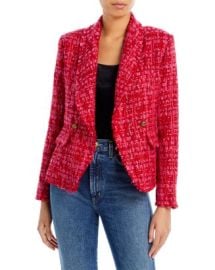 AQUA Double Breasted Tweed Jacket - 100 Exclusive Bloomingdales at Bloomingdales