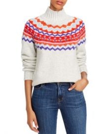 AQUA Fair Isle Turtleneck Sweater - 100  Exclusive  Women - Bloomingdale s at Bloomingdales