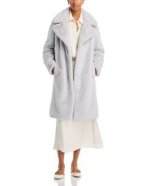 AQUA Faux-Fur Coat With Wide Lapels- Exclusive Bloomingdales at Bloomingdales