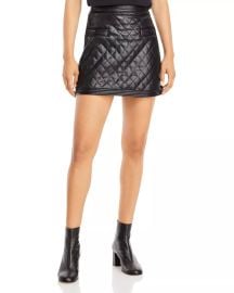 AQUA Faux Leather Quilted Jacket  Mini Skirt - 100 Exclusive   Bloomingdales at Bloomingdales