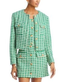 AQUA Five Button Tweed Jacket - 100 Exclusive Bloomingdales at Bloomingdales