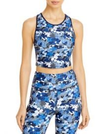 AQUA Floral Camo Racerback Sports Bra - 100  Exclusive Women - Bloomingdale s at Bloomingdales