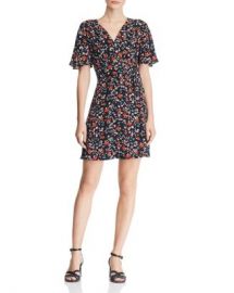 AQUA Floral Faux-Wrap Dress - 100  Exclusive  Women - Bloomingdale s at Bloomingdales