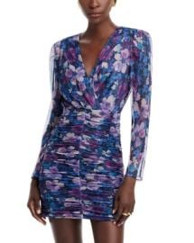 AQUA Floral Knit Metallic Mini Dress - Exclusive Bloomingdales at Bloomingdales