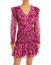 AQUA Floral Print Ruched Top - 100 Exclusive   Bloomingdales at Bloomingdales