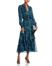 AQUA Floral Tiered Dress - Exclusive Bloomingdales at Bloomingdales