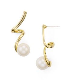 AQUA Flynn Simulated Pearl Drop Earrings at Bloomingdales