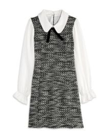 AQUA Girls39 Boucle Bow Dress Little Kid Big Kid - Exclusive Bloomingdale39s at Bloomingdales