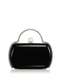 AQUA Imitation Pearl Trim Mini Clutch Crossbody - Exclusive Bloomingdales at Bloomingdales
