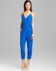 AQUA Jumpsuit - Cami Ruched Ankle at Bloomingdales