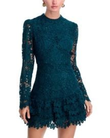 AQUA Lace Long Sleeve Flounce Mini Dress - Exclusive Bloomingdalex27s Women at Bloomingdales