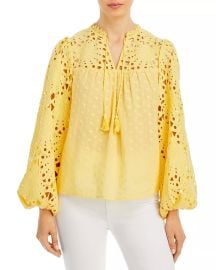 AQUA Lace Tassel Top - 100 Exclusive Bloomingdales at Bloomingdales