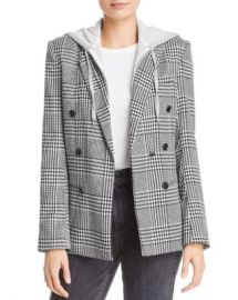 AQUA Layered-Look Houndstooth Blazer - 100  Exclusive  Women - Bloomingdale s at Bloomingdales