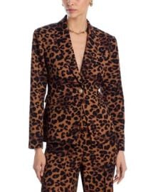 AQUA Leopard Print Blazer Bloomingdalex27s Women at Bloomingdales