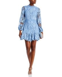 AQUA Long Sleeve Lace Dress - Exclusive Bloomingdales at Bloomingdales