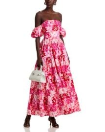 AQUA Off-the-Shoulder Maxi Dress - Exclusive Bloomingdale39s at Bloomingdales