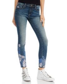 AQUA Patchwork Skinny Jeans - 100  Exclusive  Women - Bloomingdale s at Bloomingdales