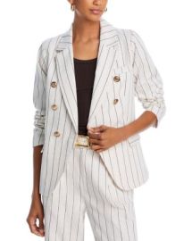 AQUA Pinstripe One Button Blazer - 100 Exclusive Bloomingdales at Bloomingdales