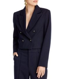 AQUA Pinstriped Blazer - 100 Exclusive Bloomingdales at Bloomingdales