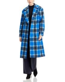 AQUA Plaid Duster Trench Coat - 100 Exclusive Bloomingdales at Bloomingdales