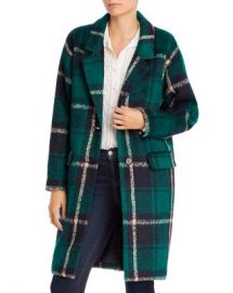 AQUA Plaid Single-Breasted Coat - 100  Exclusive  Women - Bloomingdale s at Bloomingdales