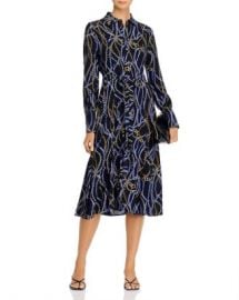 WornOnTV: Kit’s chain print shirtdress on Access Hollywood | Kit Hoover ...