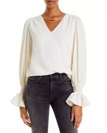 AQUA Puff Sleeve Top - 100 Exclusive   Bloomingdales at Bloomingdales