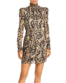 AQUA Puffed Shoulder Mini Dress - 100 Exclusive   Bloomingdales at Bloomingdales