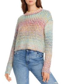 AQUA Rainbow Marled Cropped Sweater - 100  Exclusive  Women - Bloomingdale s at Bloomingdales