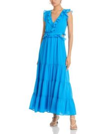 AQUA Ruffled Cutout Maxi Dress - 100 Exclusive Bloomingdales at Bloomingdales