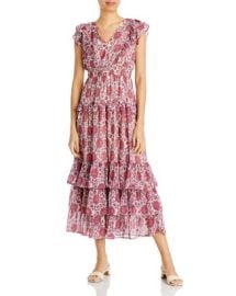 AQUA Ruffled Floral Maxi Dress - 100 Exclusive   Bloomingdales at Bloomingdales