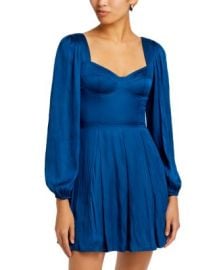 AQUA Satin Corset Dress - 100 Exclusive Bloomingdales at Bloomingdales