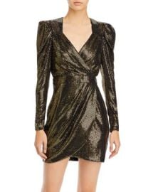 AQUA Sequin Puff Sleeve Dress - 100 Exclusive Bloomingdales at Bloomingdales