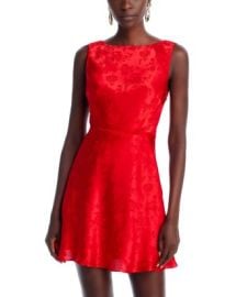 AQUA Silk Jacquard Mini Dress - 100 Exclusive Bloomingdales at Bloomingdales