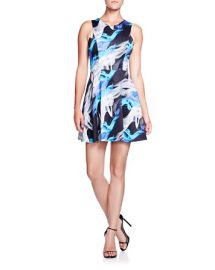 AQUA Smoke Scuba Dress at Bloomingdales