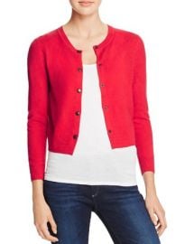 AQUA Snap Front Cashmere Cardigan at Bloomingdales