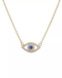 AQUA Sterling Silver Evil Eye Pendant Necklace 15 - 100 Exclusive   Bloomingdales at Bloomingdales