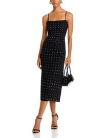 AQUA Stud Tank Midi Dress - Exclusive Bloomingdales at Bloomingdales