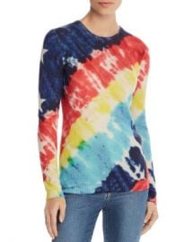 AQUA Tie-Dye Star-Sleeve Cashmere Sweater - 100  Exclusive  Women - Bloomingdale s at Bloomingdales