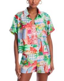 AQUA Tropical Shirt - Exclusive Bloomingdales at Bloomingdales